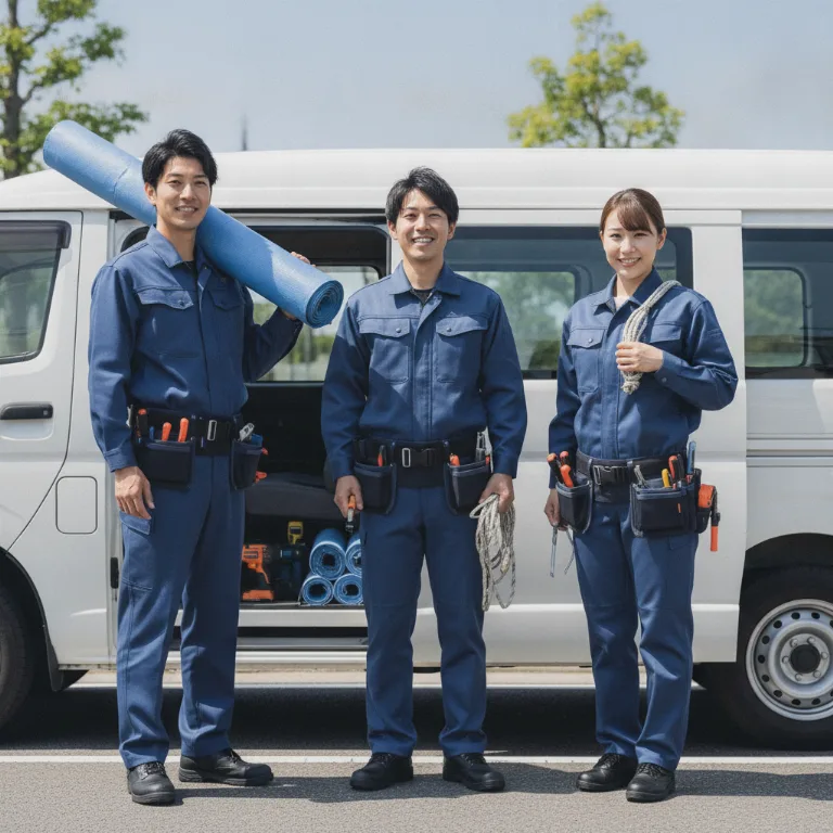 屋根のシート掛け 一関